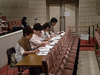 熱心な審査員の皆様