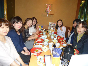 各テーブルのご紹介です。運営委員が必ず入るようになっています。