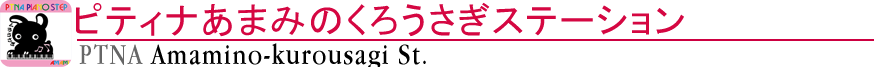 ピティナあまみのくろうさぎステーション