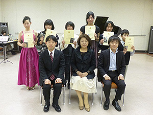 3、4部の継続表彰です。 おめでとうございます。