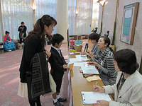 受付の様子