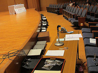 普段から使い慣れた自分の足台がズラッと並びます