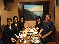 懇親会