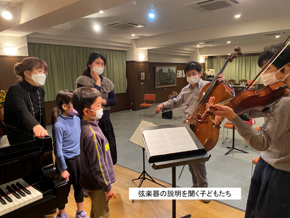 弦楽器の説明を聞く子供たち.png