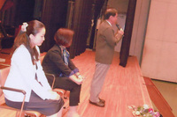 講評中です